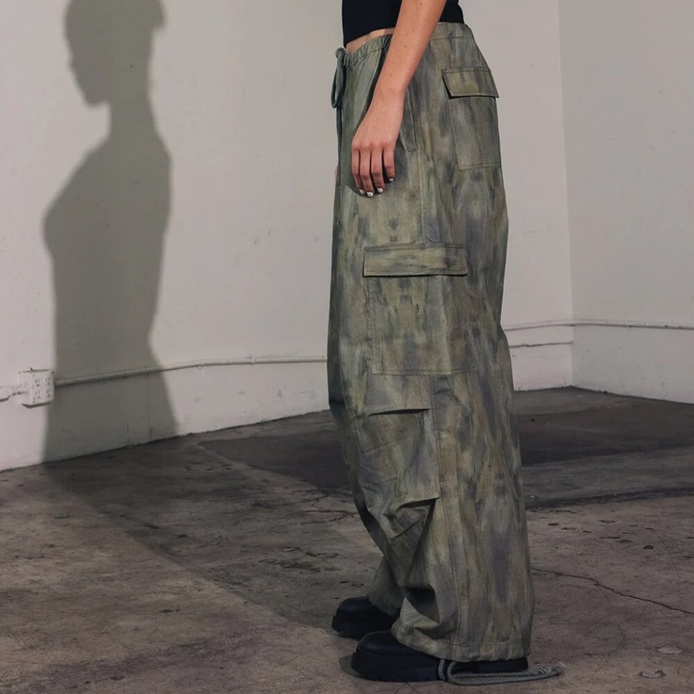 Camo Parachute Pants